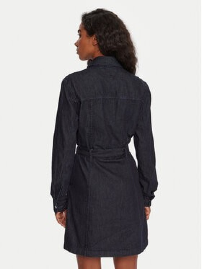 Tommy Jeans Sukienka jeansowa DW0DW21649 Granatowy Regular Fit