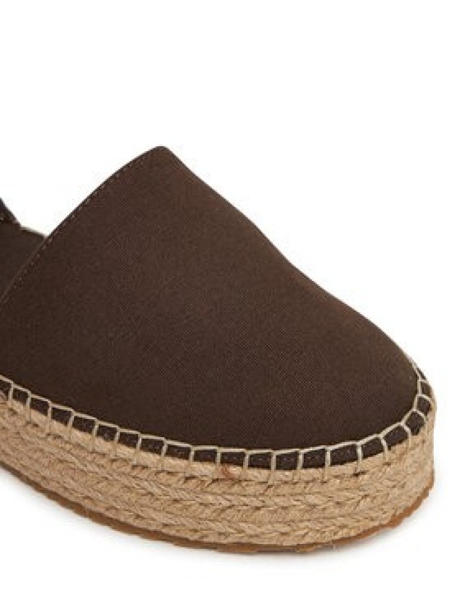 Calvin Klein Jeans Espadryle Flatform Espadrille Sling Mg YW0YW01735 Brązowy