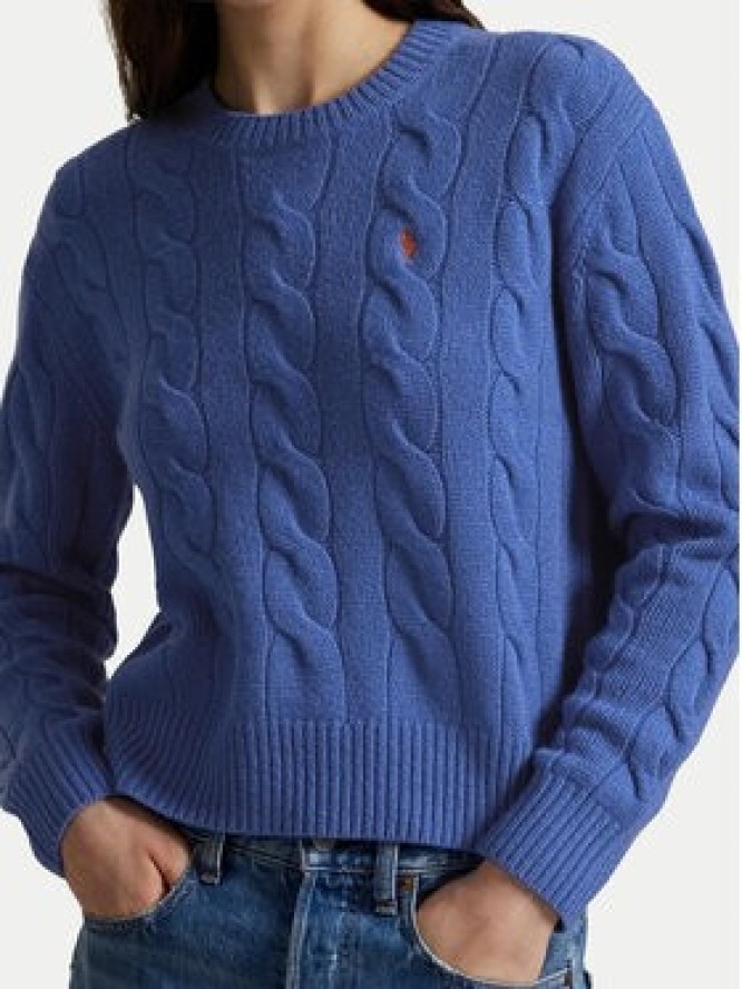 Polo Ralph Lauren Sweter 211A91216004 Niebieski Straight Fit
