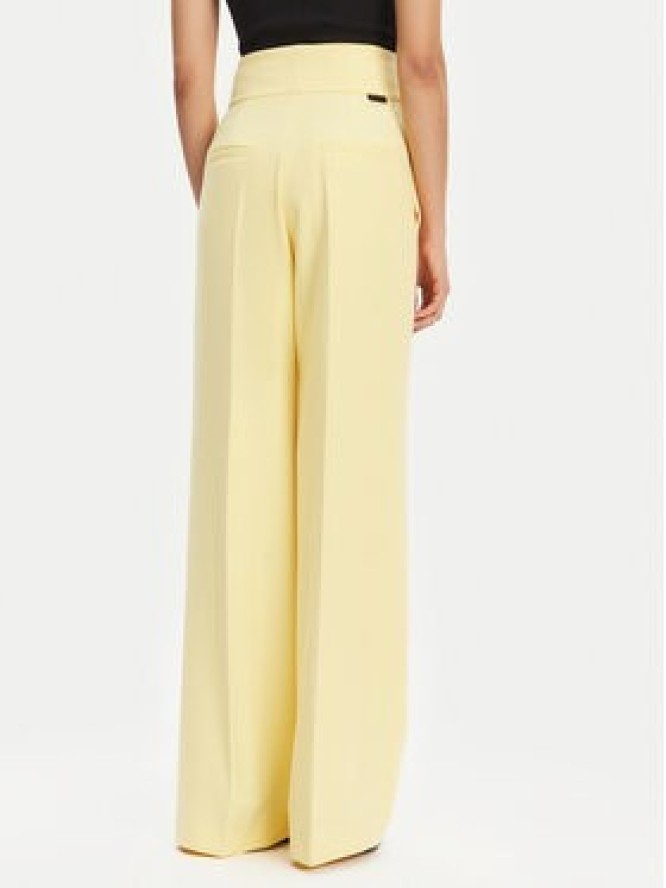 HUGO Spodnie materiałowe Himia 50513960 Żółty Regular Fit