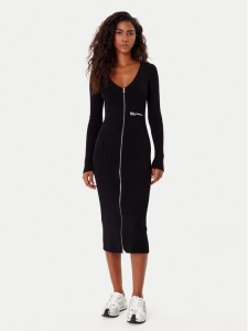 Karl Lagerfeld Jeans Sukienka dzianinowa A4W13011 Czarny Slim Fit