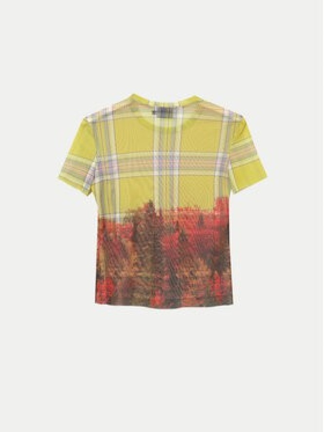 Desigual T-Shirt Double 24WWTK27 Kolorowy Slim Fit