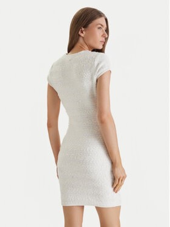 Marciano Guess Sukienka dzianinowa 6RGK48 5852Z Biały Regular Fit