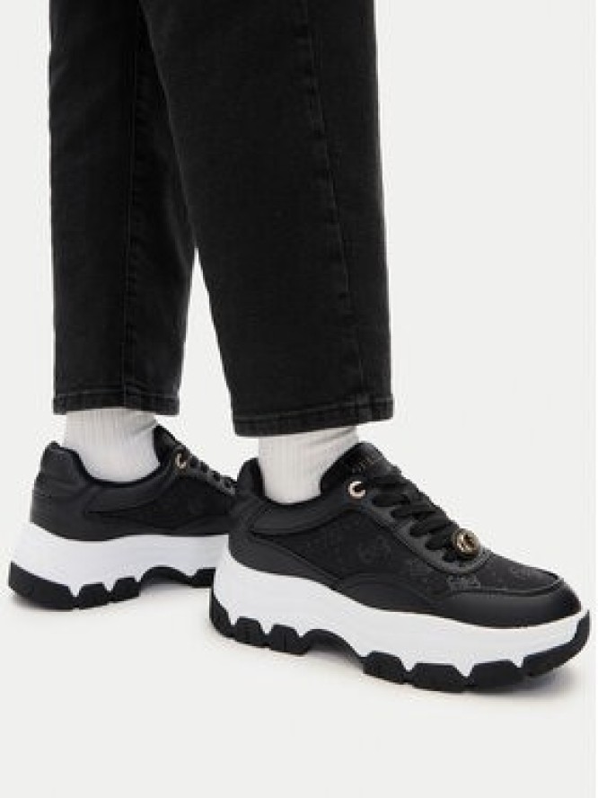 Guess Sneakersy FLFBRT ELE12 Czarny