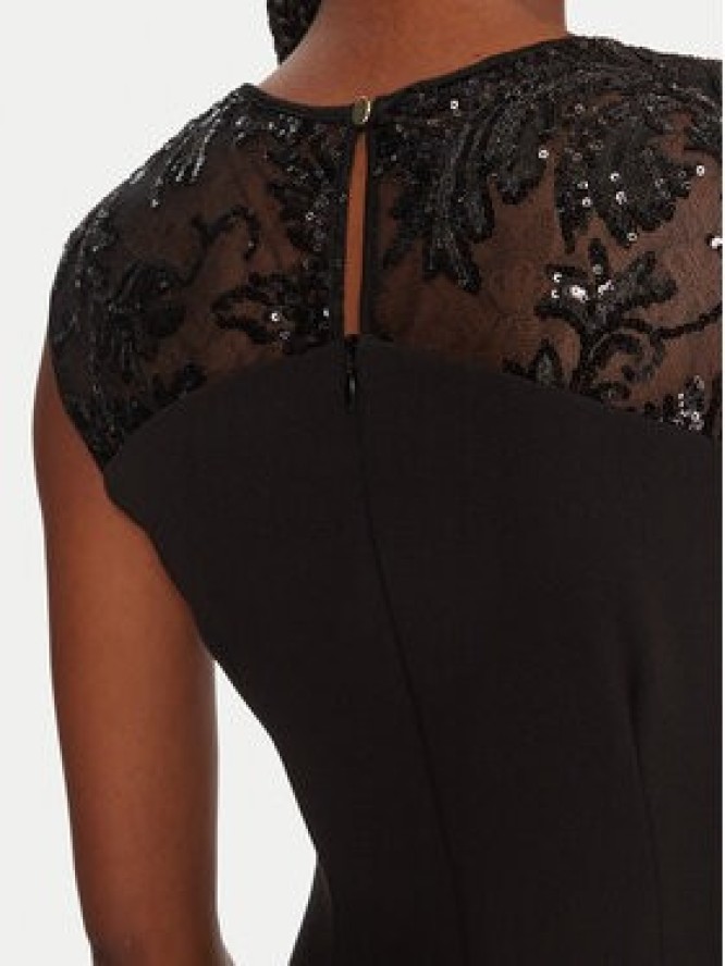 Rinascimento Sukienka wieczorowa CFC0020083002 Czarny Slim Fit