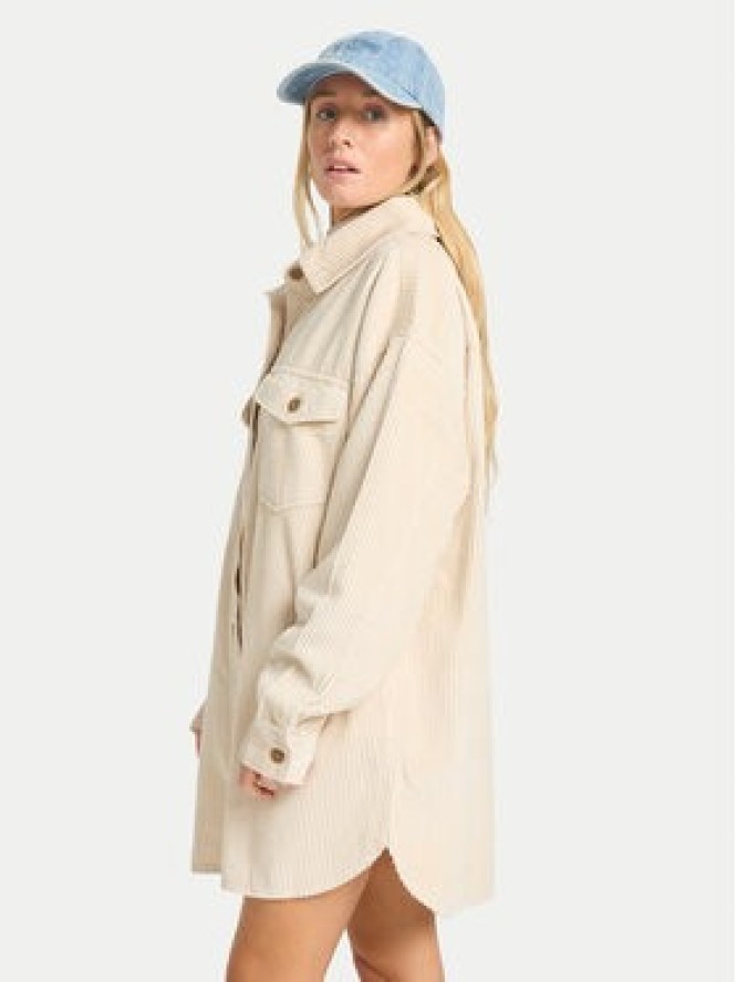 Billabong Sukienka koszulowa Winter Ocean EBJWD00149 Beżowy Boxy Fit