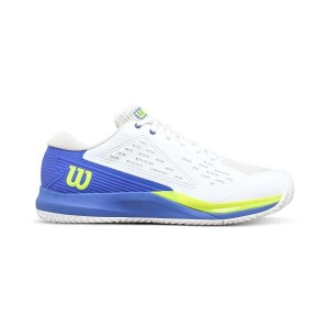 Wilson Rush Pro Ace Blanco/azul/amarillo