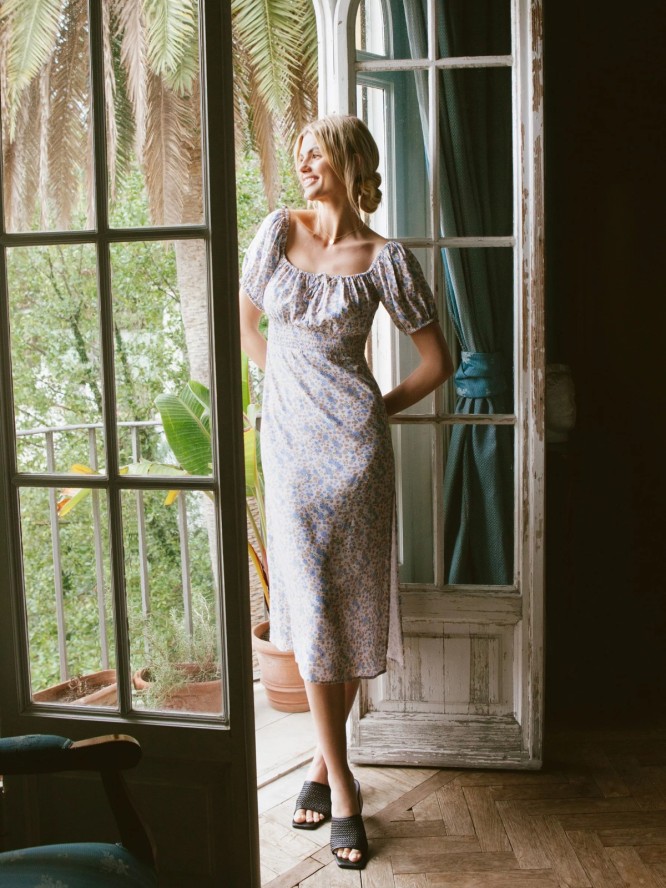 Klapki damskie eleganckie na obcasie czarne RR274147 906