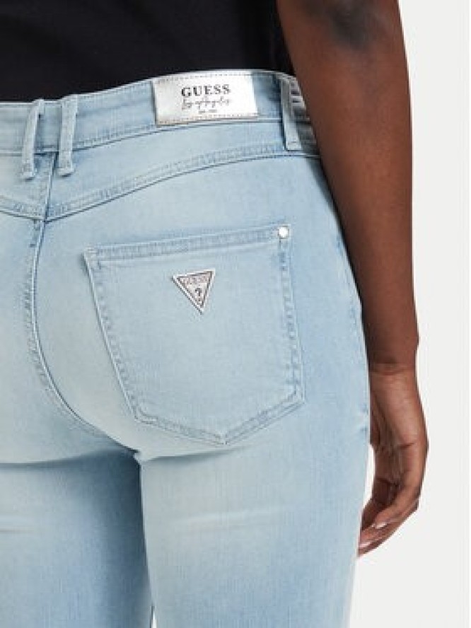 Guess Jeansy W6GA46 D0688 Niebieski Skinny Fit
