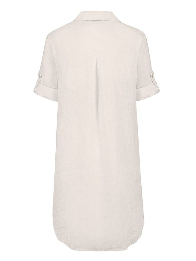 Eight2Nine Sukienka w kolorze beżowym rozmiar: M/L