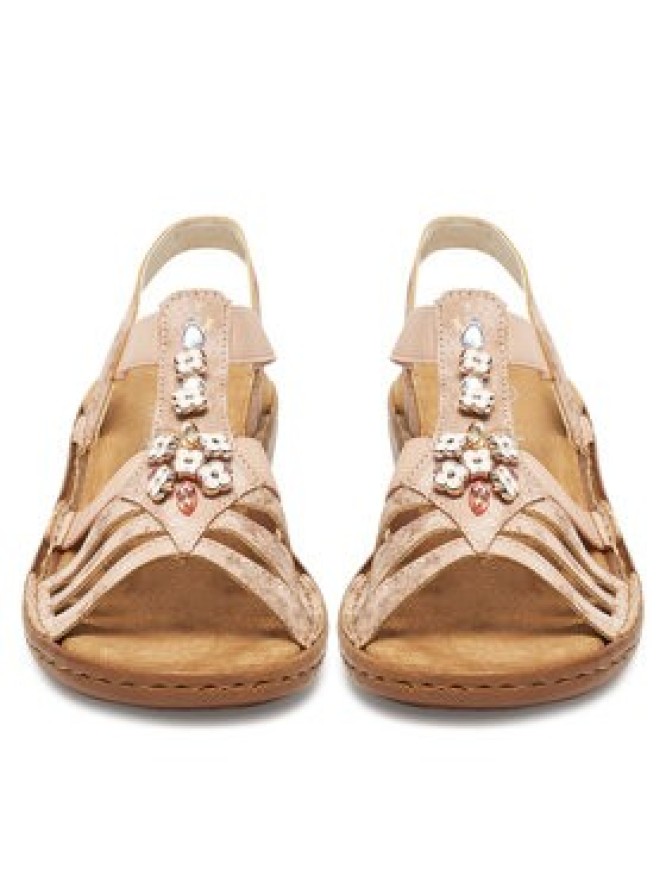 Rieker Sandały CEO-60855-31 Różowy