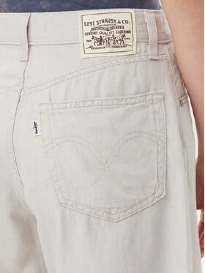 Levi's® Szorty jeansowe A9311-0018 Écru Baggy Fit