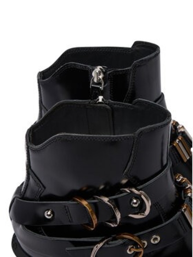 PINKO Botki Ankle Boot Box Calf SD0343 P114 Z99 Czarny