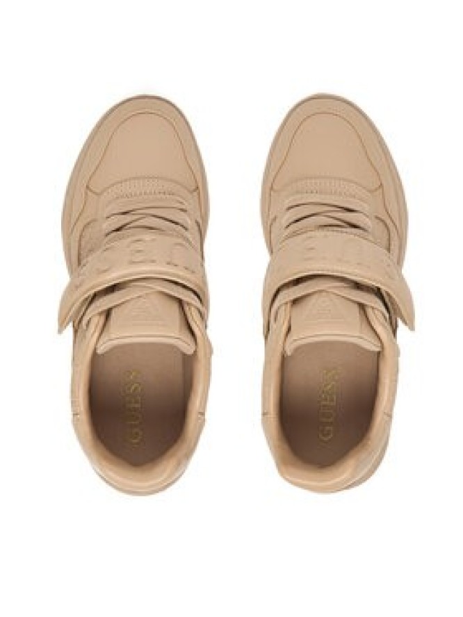 Guess Sneakersy FLFHNN ELE12 Beżowy