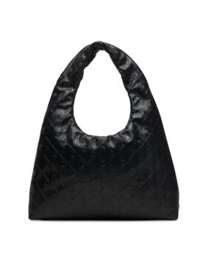 Calvin Klein Torebka Emblem Aop Puffer Lg Shoulder Ba LV04F3199G Czarny