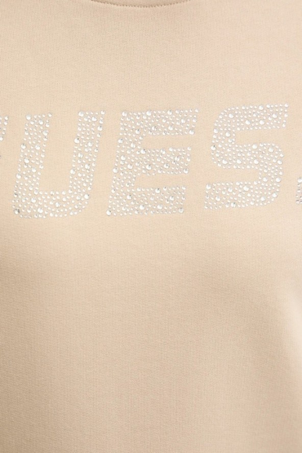 GUESS Beżowa damska bluza Primula, Rozmiar S