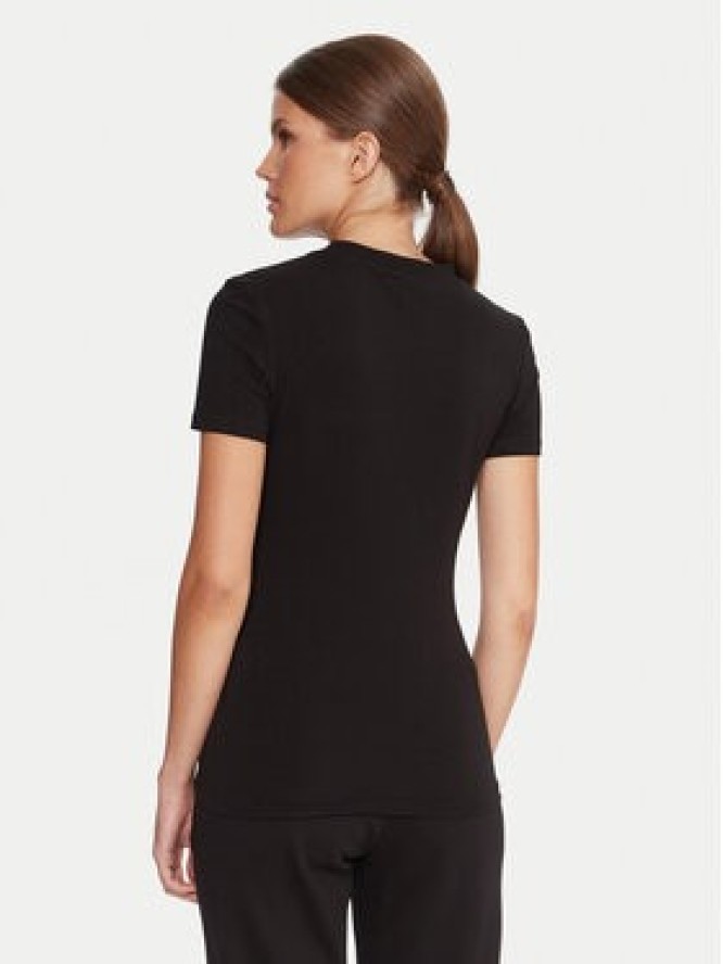 Versace Jeans Couture T-Shirt 79HAHT02 CJ03T Czarny Regular Fit