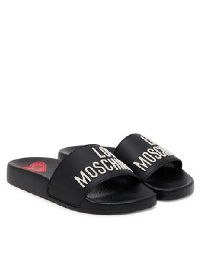 LOVE MOSCHINO Klapki JA28052G0MI14000 Czarny