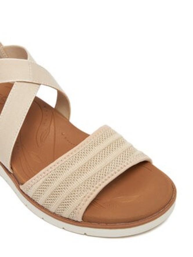 Skechers Sandały BOBS Arch Fit Beach Kiss-Boho Beyond 114013/NAT Beżowy