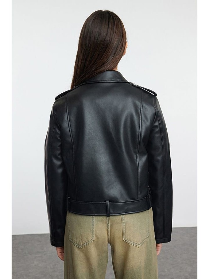 trendyol Kurtka przejściowa w kolorze czarnym rozmiar: XL