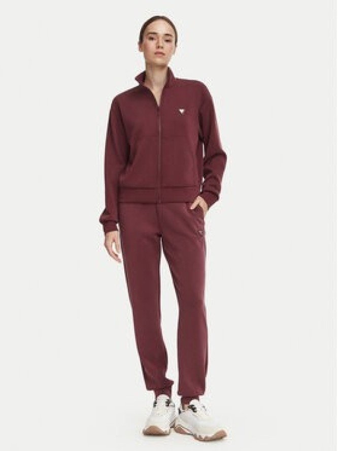 Guess Bluza V6YQ17 K4313 Bordowy Regular Fit