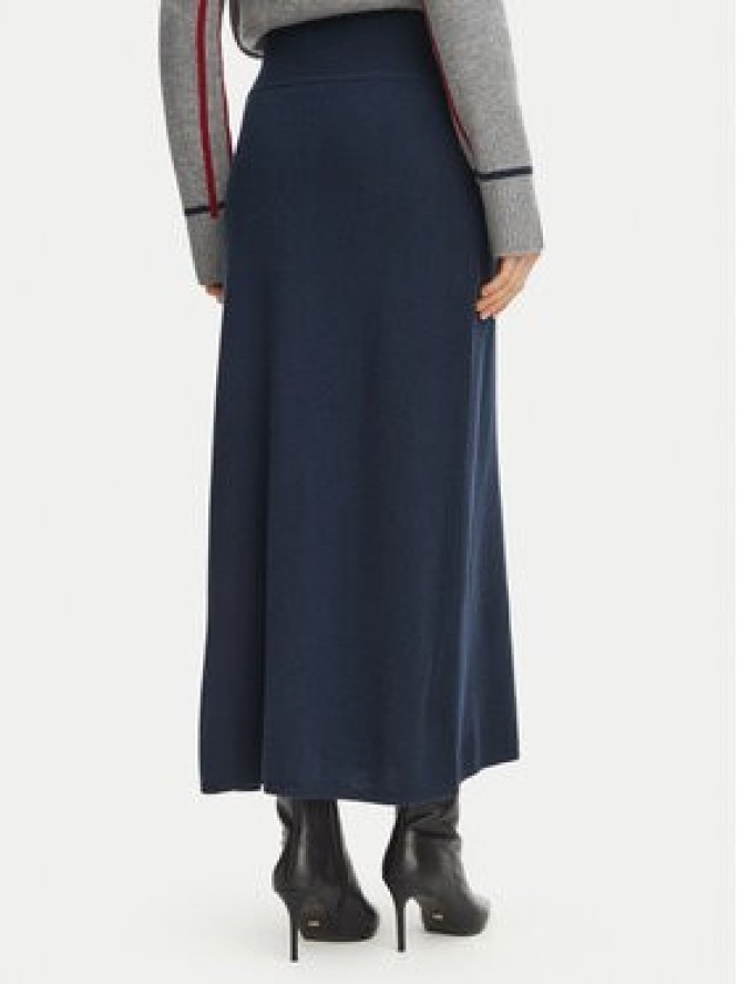 Tommy Hilfiger Spódnica trapezowa WW0WW51969 Granatowy A-Line Fit