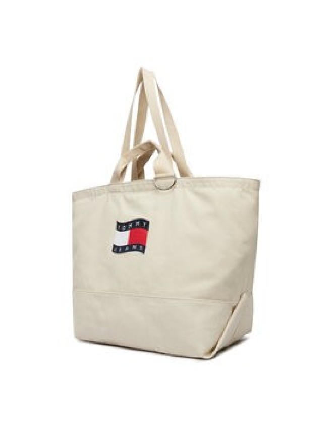 Tommy Jeans Torebka Tjw Wave Flag Med Tote AW0AW18466 Beżowy
