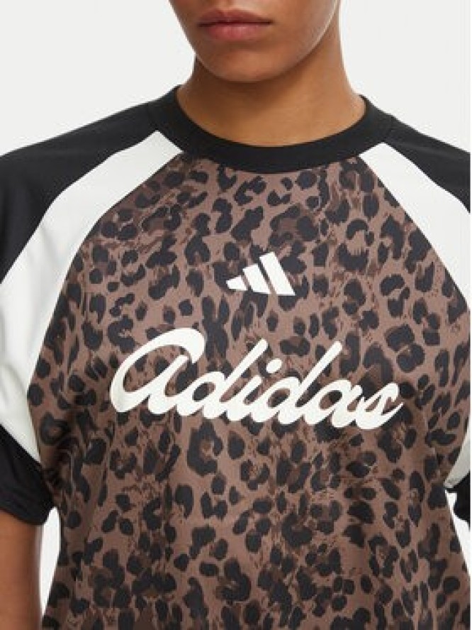 adidas T-Shirt House Of Tiro Jersey KV0905 Brązowy Regular Fit