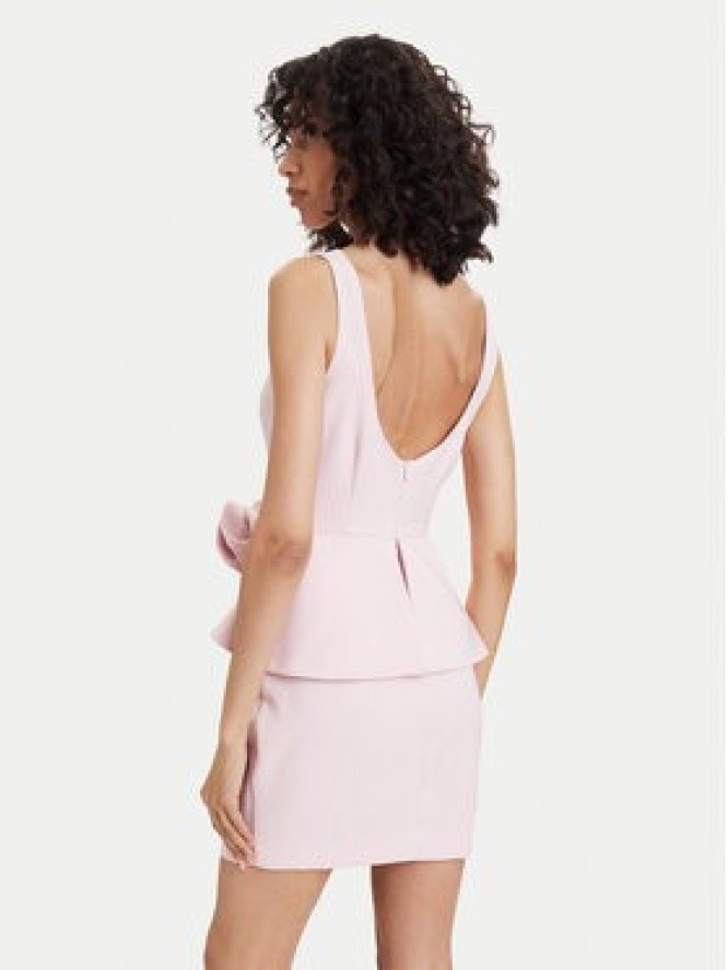 ACCESS FASHION Sukienka koktajlowa 63-3004-135 Różowy jasny Regular Fit