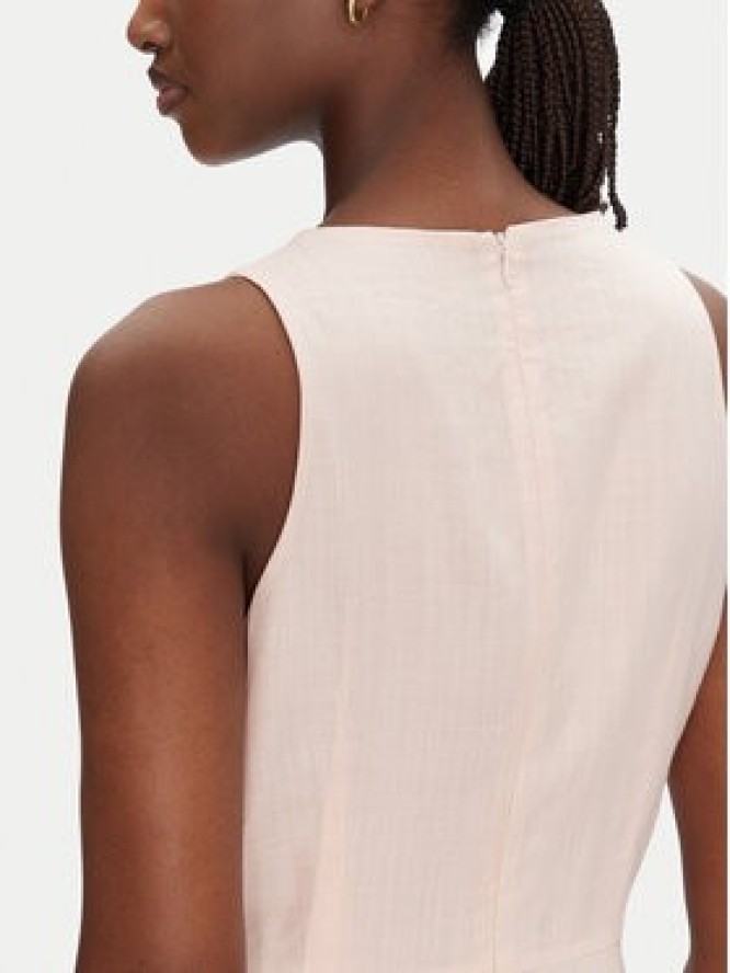 BOSS Sukienka letnia C_Dasico_1 50540512 Różowy Slim Fit