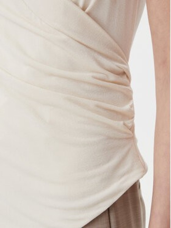 BOSS Bluzka Euana 50537768 Écru Regular Fit