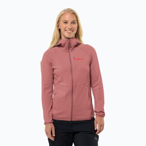 Bluza polarowa damska Jack Wolfskin Kolbenberg Hooded Fz