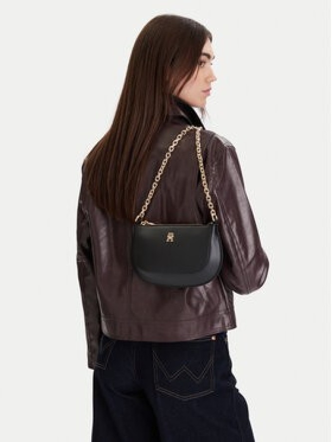 Tommy Hilfiger Torebka Th Glam Mini Chain Crossover AW0AW18142 Czarny