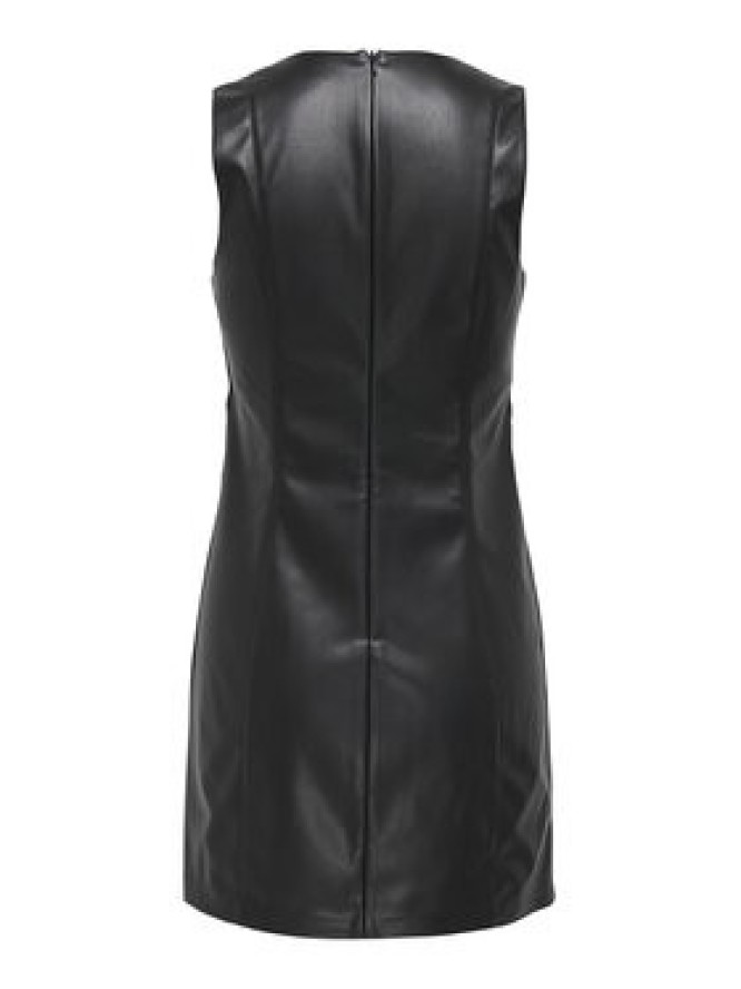 ONLY Sukienka z imitacji skóry Nelly 15360558 Czarny Slim Fit