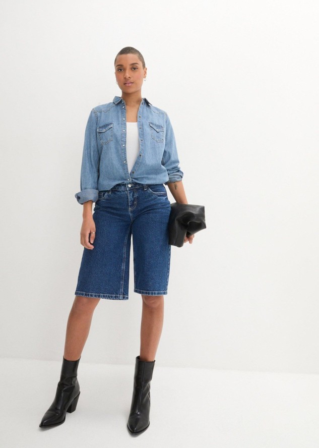 Długi top bawełniany na cienkich ramiączkach z bawełny organicznej (2 szt.)