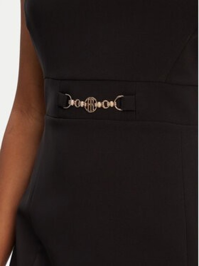 Fracomina Sukienka koktajlowa FR25WD2001W42901 Czarny Regular Fit