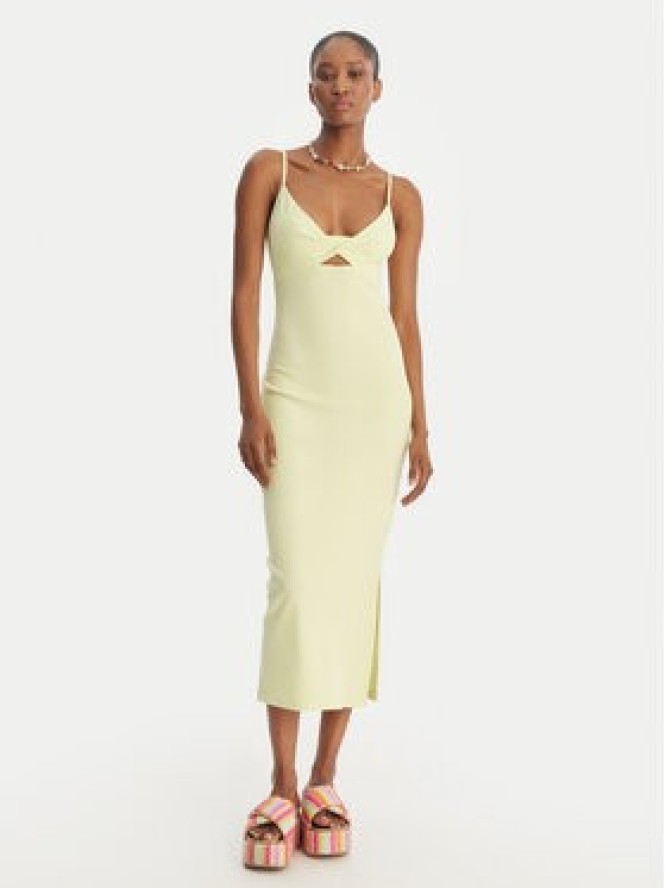 Roxy Sukienka letnia Wavey Lady ERJKD03530 Zielony Slim Fit