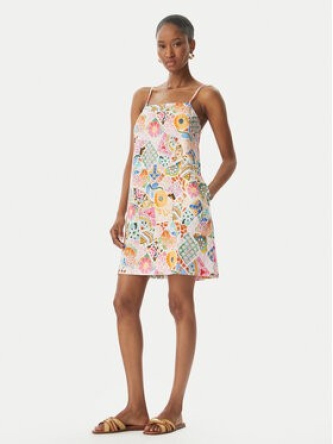 Seafolly Sukienka letnia Beach Bohème 55773-DR Kolorowy Regular Fit