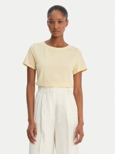 Weekend Max Mara T-Shirt Multif 2615971012 Żółty Regular Fit