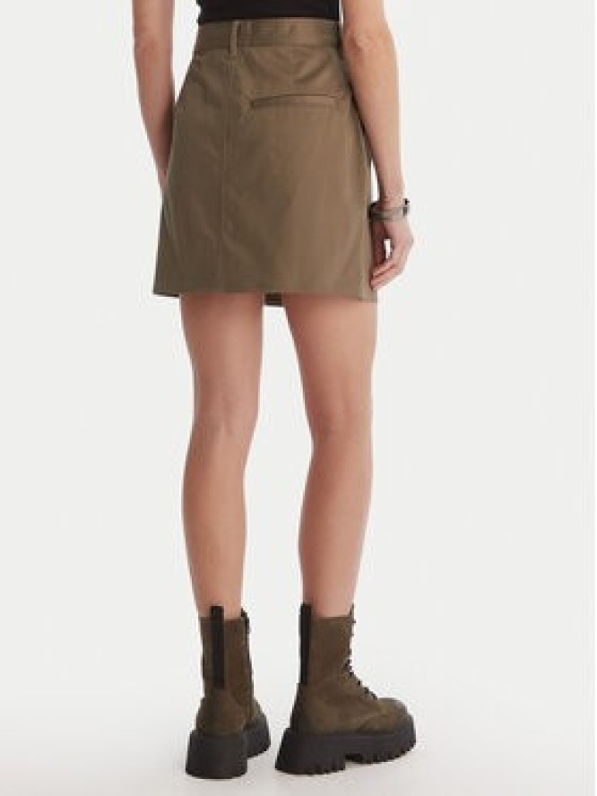 G-Star Raw Spódnica mini D29095-5126 Khaki Regular Fit