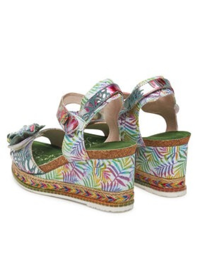 Laura Vita Espadryle Hacdeo 09 Srebrny