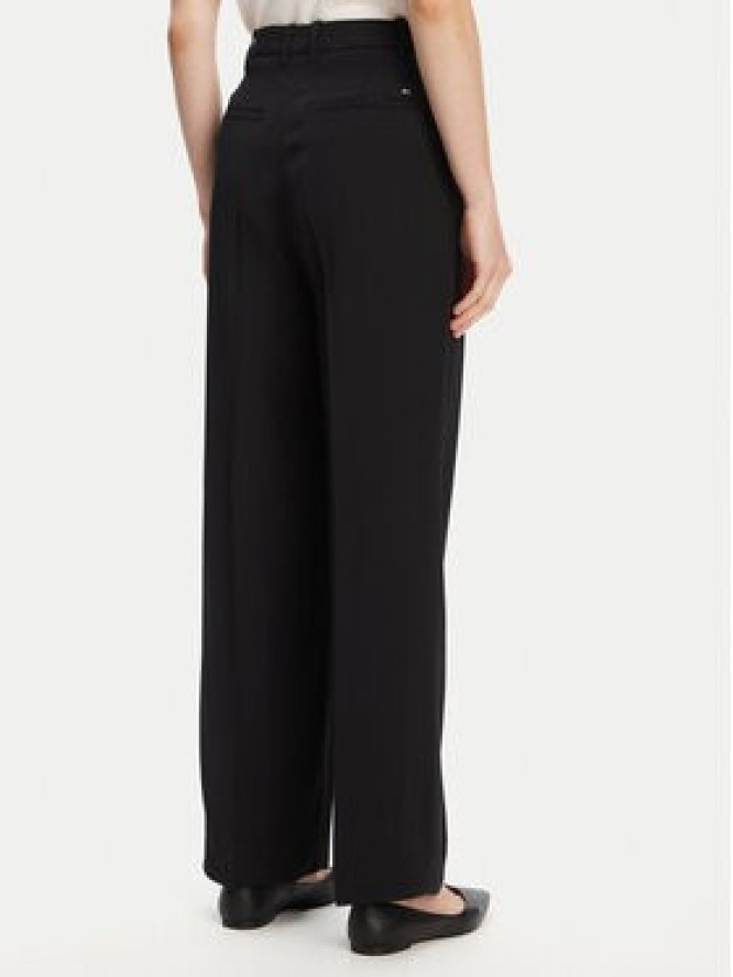 Tommy Hilfiger Spodnie materiałowe WW0WW46749 Czarny Relaxed Fit