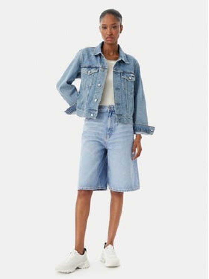 HUGO Bermudy Gelita 1 50557010 Niebieski jasny Relaxed Fit