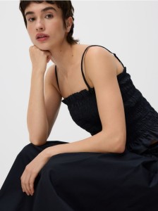 Strukturalny top - czarny