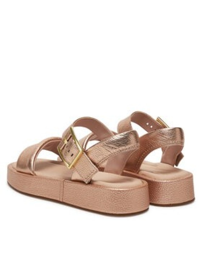 Clarks Sandały Alda Strap 26181223 Złoty