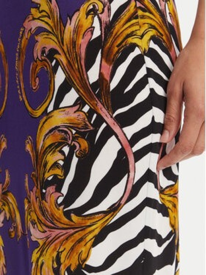 Versace Jeans Couture Spódnica ołówkowa 78HAE8P6 Fioletowy Slim Fit