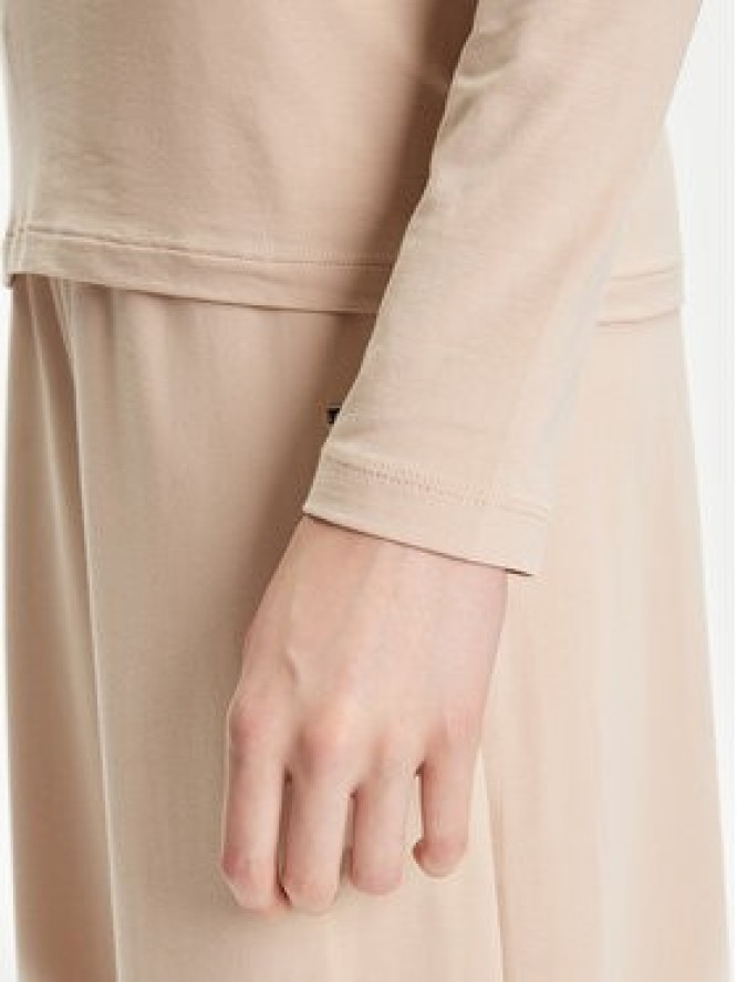 EA7 Emporio Armani Bluzka 7W000456 AF10373 U1046 Beżowy Slim Fit