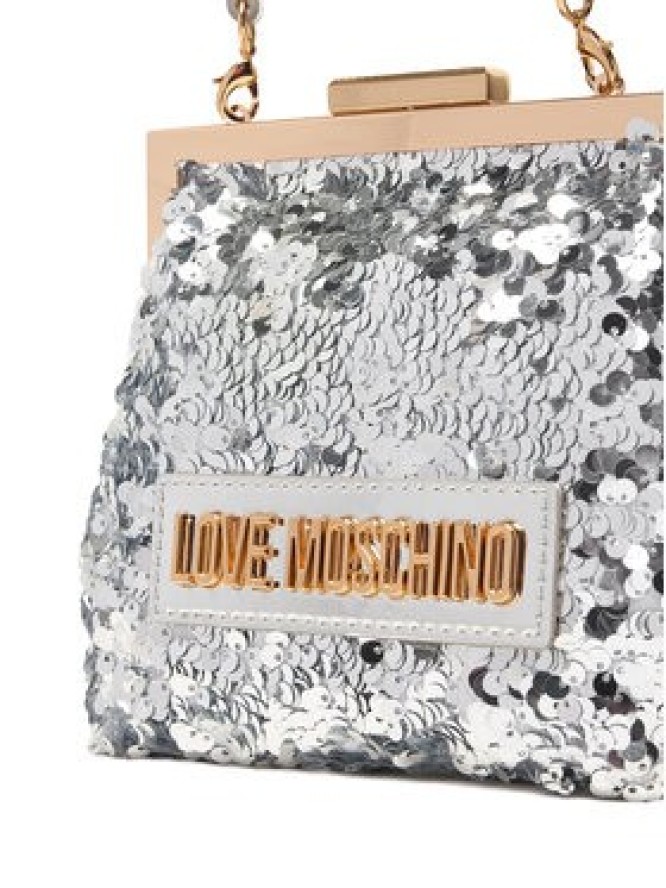 LOVE MOSCHINO Torebka JC4146PP0NKK190A Srebrny