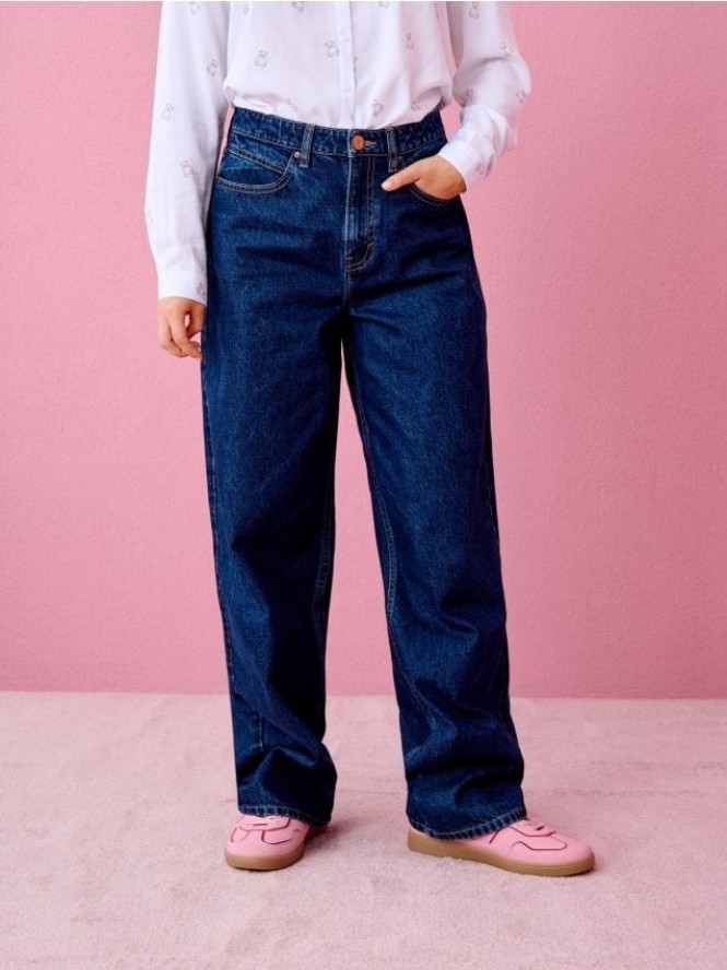 Spodnie jeansowe - granatowy