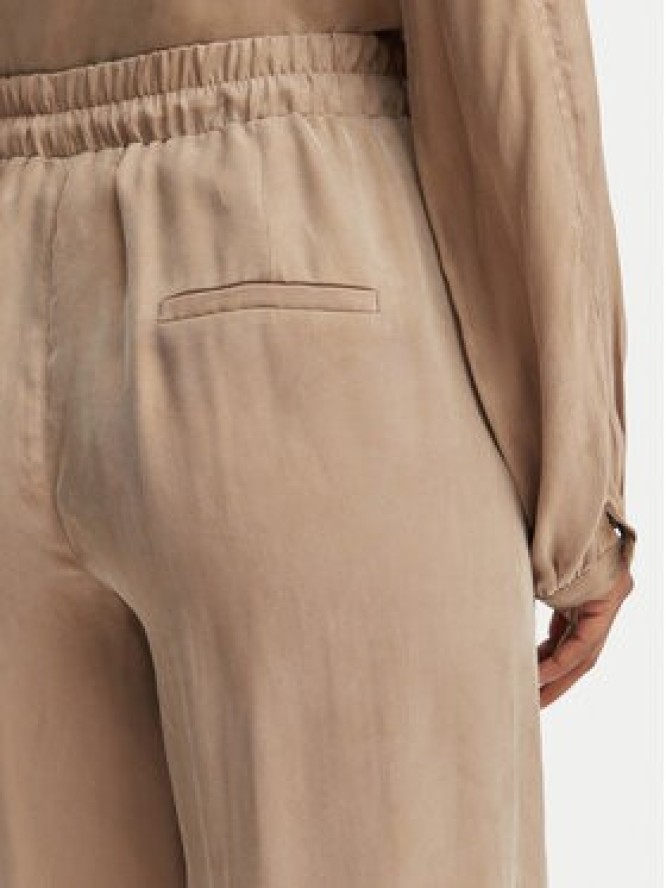 Guess Spodnie materiałowe W6GB07 W1781 Beżowy Regular Fit